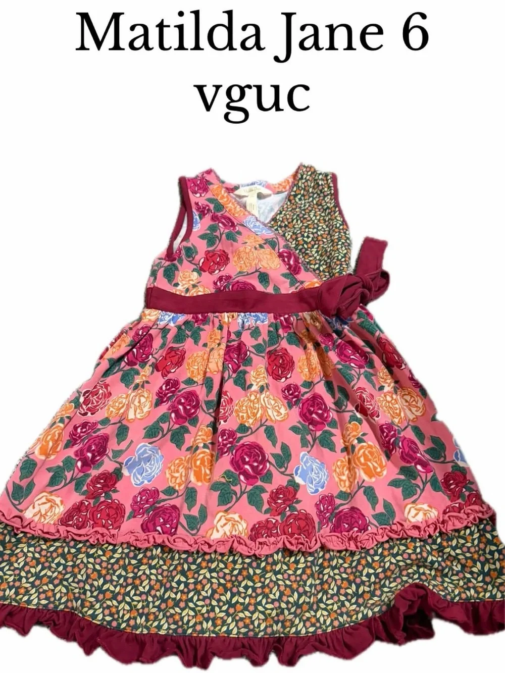 Matilda Jane Fall Bouquet Dress Girls Size 6